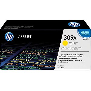 Cartucho de Toner Original HP 309A Amarelo Laserjet