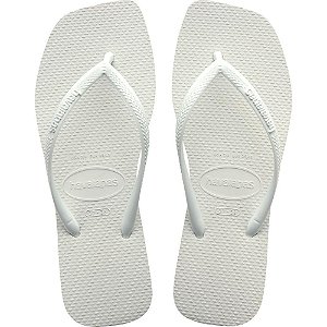 Chinelo Havaianas Feminino SLIM Square 33/4 Branco