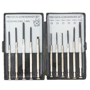 Ferramenta Manual KIT Chaves para Relogio 11PCS