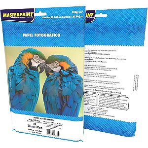 Papel Fotografico INKJET A4 GLOSSY 180G (7898119103704)