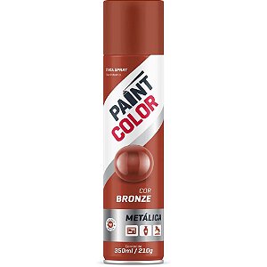 Tinta SPRAY Paintcolor 350ML Metalica BRON