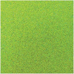 Placa em EVA com Gliter 60X40CM Verde Neon 2MM