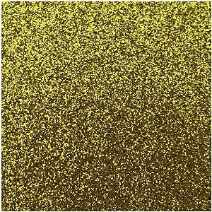 Placa em EVA com Gliter 60X40CM Ouro 2MM