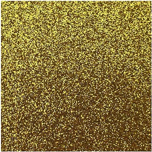 Placa em EVA com Gliter 48X40CM. Ouro 2MM.