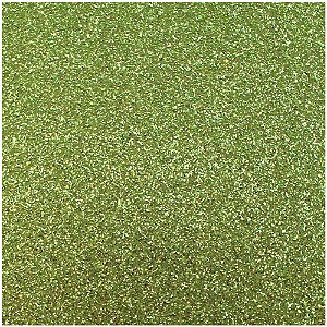 Placa em EVA com Gliter 48X40CM Verde Claro 2MM