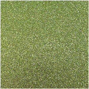 Placa em EVA com Gliter 48X40CM Verde Claro 2MM