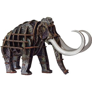 Brinquedo Pedagogico Madeira Mammoth 3D 50 Pecas