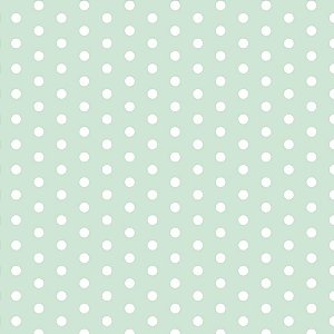 Placa em EVA Estampado 60X40CM Poa VERDE/BCO 2MM