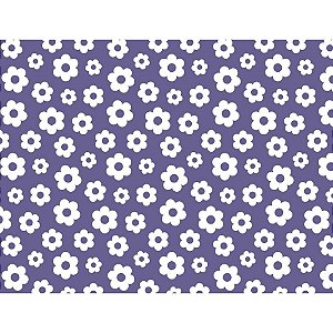 Placa em EVA Estampado 60X40CM Flores 2MM
