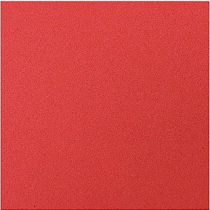 Placa em EVA Atoalhado 48X40CM Vermelho 2MM