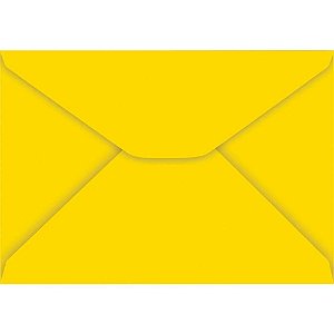 Envelope Carta Colorido 114X162MM Amarelo 85G