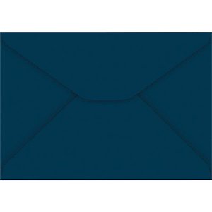 Envelope Carta Colorido 114X162MM Azul Marinho 85G