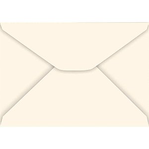 Envelope Carta Colorido 114X162MM Creme 85G