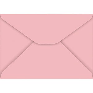 Envelope Carta Colorido 114X162MM Rosa Claro 85G