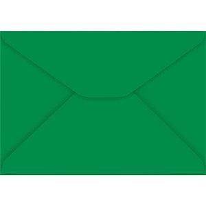 Envelope Carta Colorido 114X162MM Verde Escuro 85G