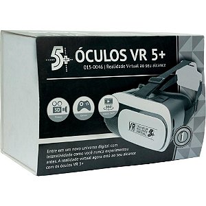 Oculos para Games Realidade Virtual 3D Branco