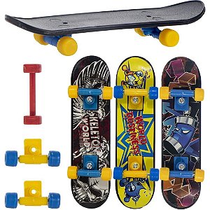 Brinquedo Diverso Skate de Dedo C/3+ACESSORIOS