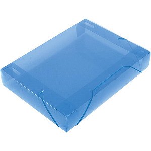 Pasta ABA Elastica Plastica Oficio 55MM Azul SOFT