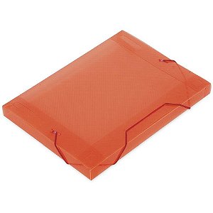 Pasta ABA Elastica Plastica Oficio 30MM Vermelho SOFT