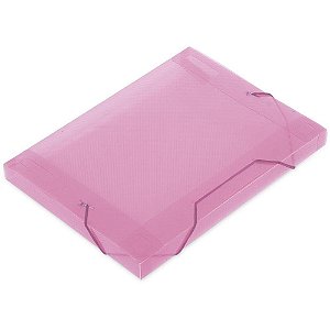 Pasta ABA Elastica Plastica Oficio 30MM Rosa SOFT