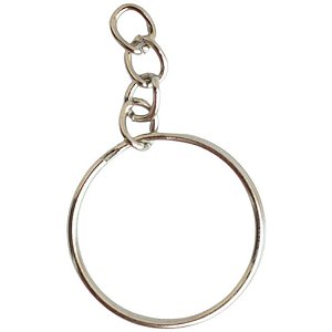 Artesanato Argola Chaveiro Corrente 25MM PCT.C/100