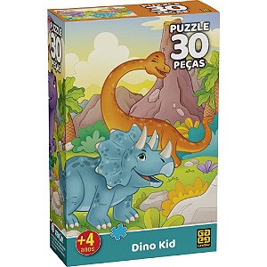 QUEBRA-CABECA Cartonado Dino KIDS 30 Pecas