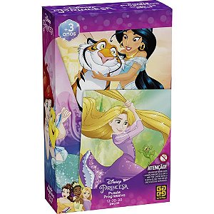 QUEBRA-CABECA Cartonado Princesas Progres. 12/20/30PCS