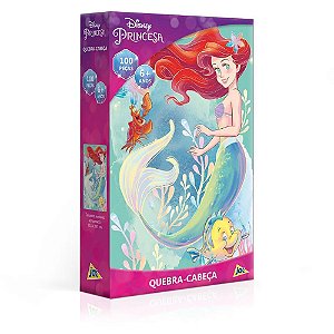 QUEBRA-CABECA Cartonado Pequena Sereia 100PCS