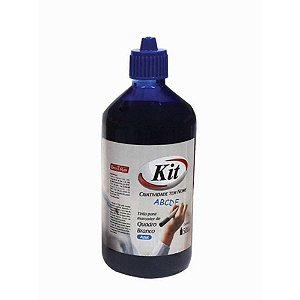 Tinta Marcador Quadro Branco Reabastecedor Azul 500 ML.