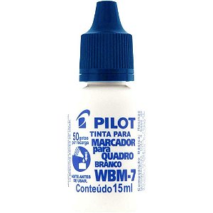 Tinta Marcador Quadro Branco Reabastecedor WBM-7 Azul 15ML