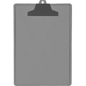 Prancheta Plastica A4 POP C/PRENDEDOR Plast.fume