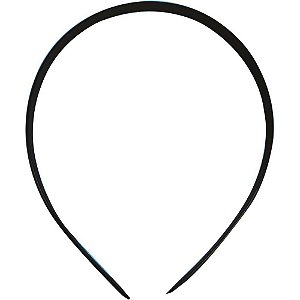Acessorio para Cabelo Tiara PLAST ACHATADA 10MM PRET