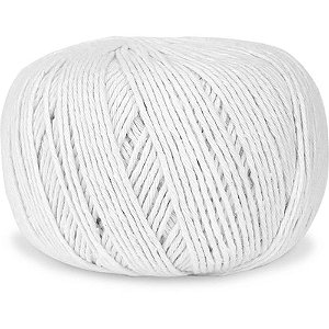 Linha para Croche Ecoamigurumi Branco 8/7 Fios 160G 254MTS