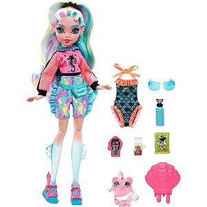Monster HIGH C/PET + Acessórios Lagoona - Mattel