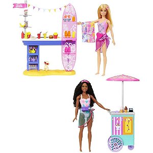 Barbie Family CJTO Passeio NO Calçadão Praia