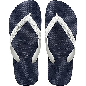 Chinelo Havaianas Unissex Color MIX 37/8 MARINHO/BRANCO