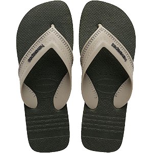 Chinelo Havaianas Masculino HYBRID BE 43/4 Verde Olive