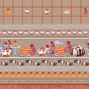 Toalha Termica Cupcake Chocolate 1,40 X 30M