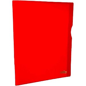 Pasta Catalogo A4 30 Envelopes Vermelha