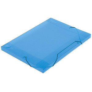 Pasta ABA Elastica Plastica Oficio 18MM Azul SOFT