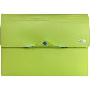 Pasta Sanfonada Plastica A4 12 Divisoes FULL Color VD.L