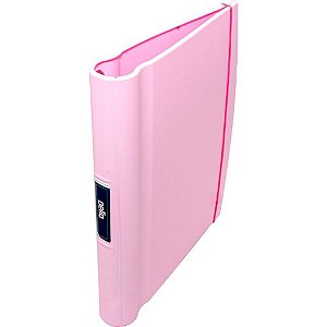 Fichario de PVC 4 Argolas RS Pastel+estojo