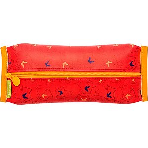 Estojo PVC PETS 1ZIPER Vermelho