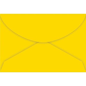 Envelope Visita Colorido Amarelo Color PLUS 80G.