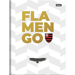 Caderno Brochura 1/4 Capa Dura Flamengo 80F