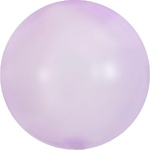 Balao Bubble Lilas Transparente 60CM