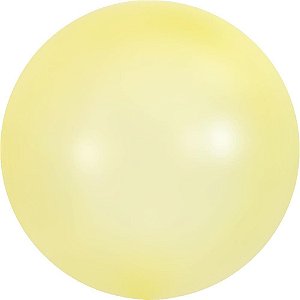 Balao Bubble Amarelo Transparente 60CM