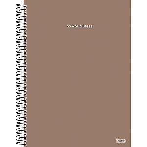 Caderno Espiral 1/4 Capa Dura WORLD CLASS 80F (17891321103309)
