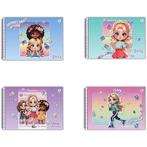 Caderno Desenho UNIV Capa Dura DEBBY 60F