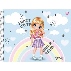 Caderno Desenho UNIV Capa Dura DEBBY 60F